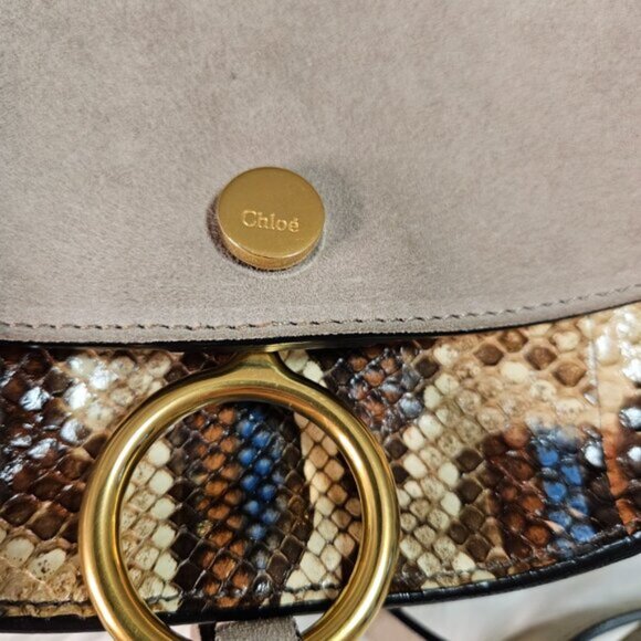 SOLD CHLOE Curtis in Phyton skin Calf Skin leather Authenticated - Picture 13 of 16